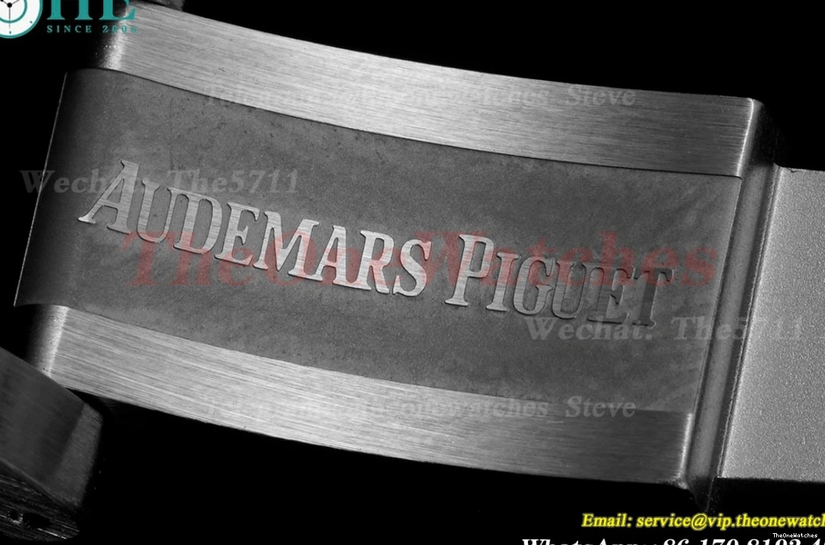 Qtz JJF SS White Royal Oak RG Swiss Ladies Diamond 33mm 0105